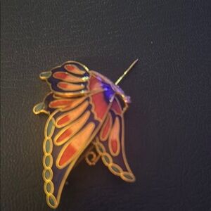 Colorful Butterfly Brooch